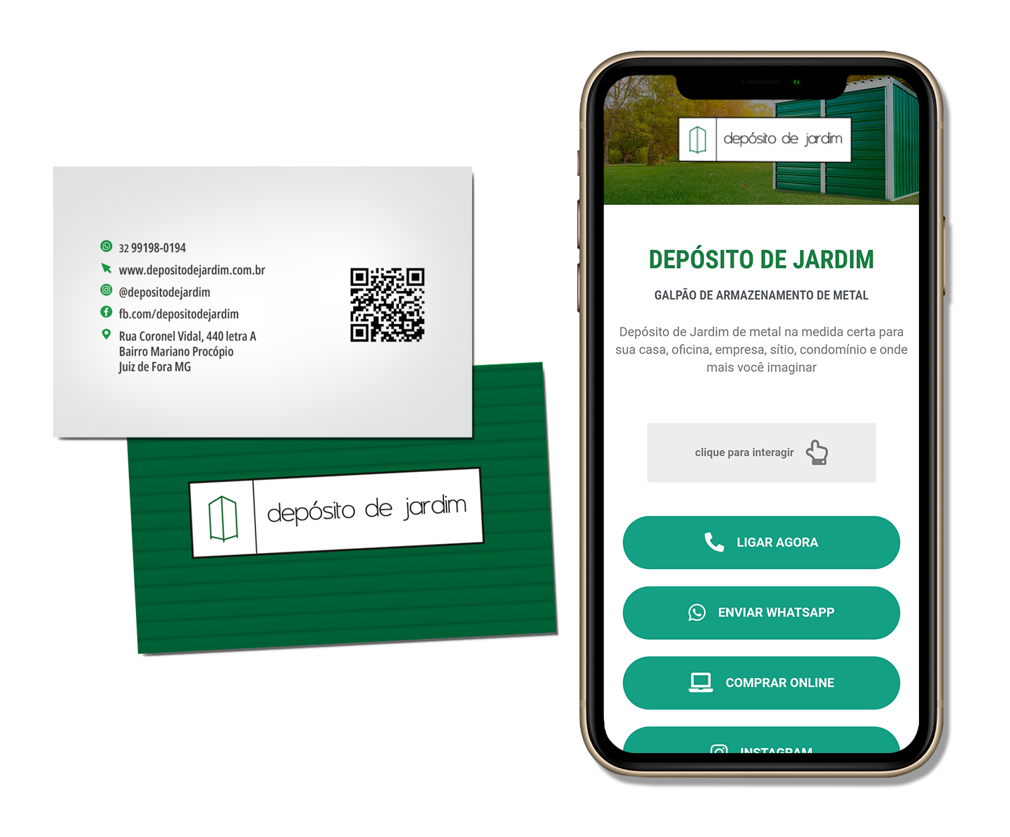 Depósito de Jardim - Mini Containers de Metal para organizar suas ferramentas e equipamentos em geral